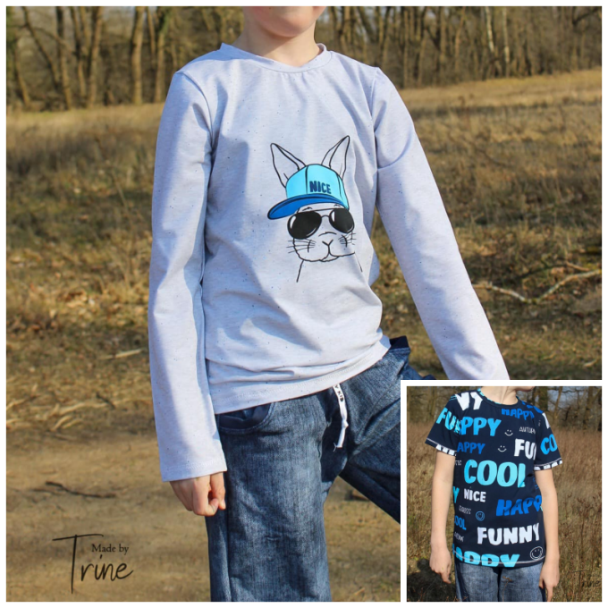 Patron t-shirt enfant pdf Bounce Shirt Rosalieb & Wildblau, en allemand