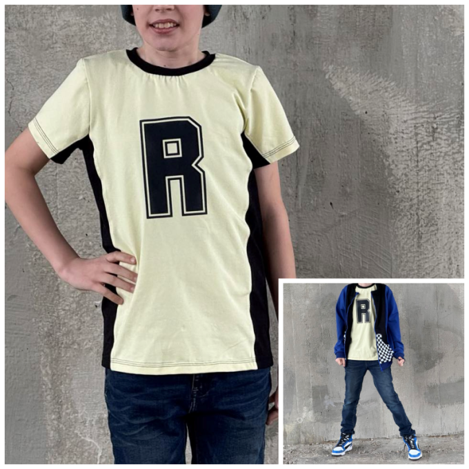 Patron t-shirt enfant pdf Bounce Shirt Rosalieb & Wildblau, en allemand