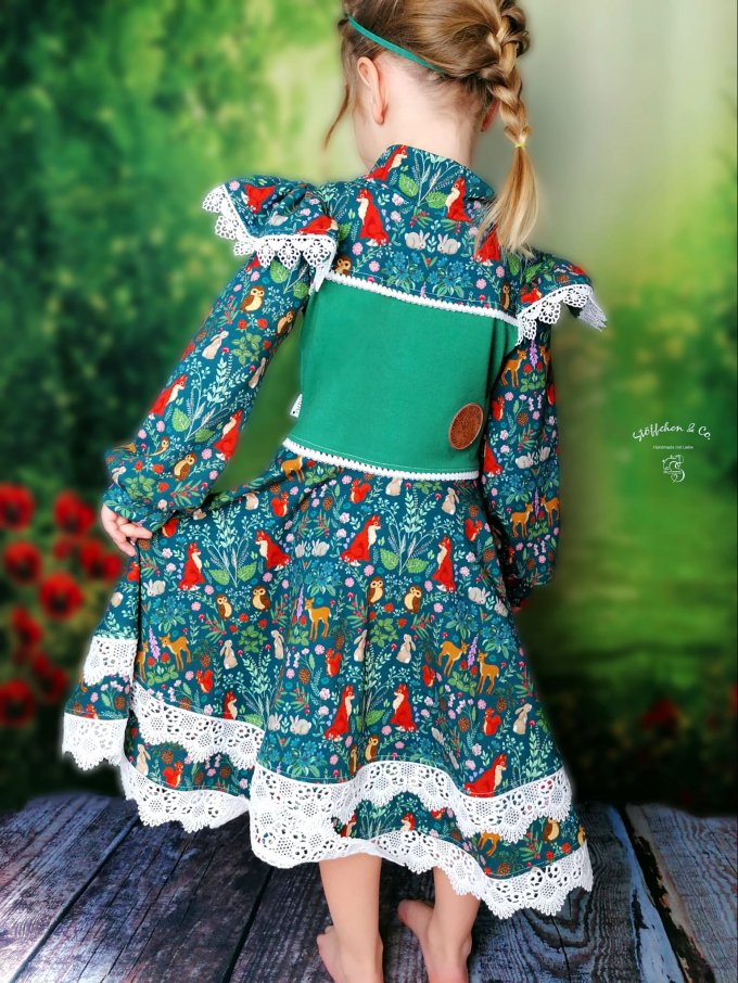 E-Book patron robe enfant Alianda Rosalieb & Wildblau.en allemand