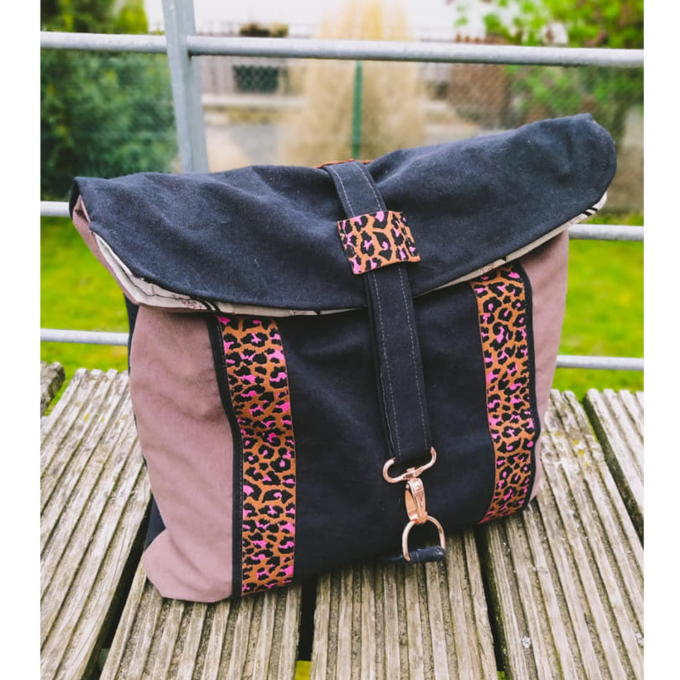 Ebook patron sac messenger Strap Safilou, en allemand