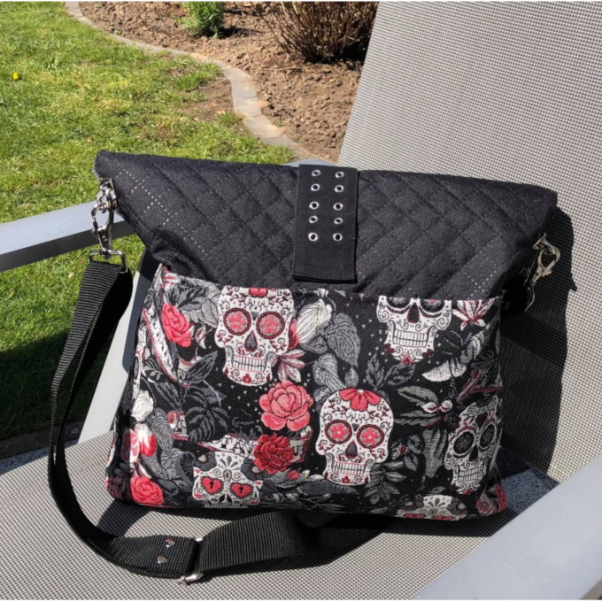 Ebook patron sac messenger Strap Safilou, en allemand