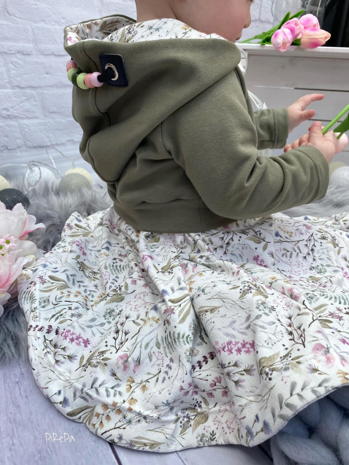 Ebook patron supplément sweat long enfant Girly Schleiferlwerk, taille 56- 104, en allemand