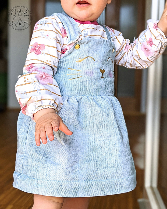 Ebook patron robe salopette enfant Happy Latz Schleiferlwerk, en allemand