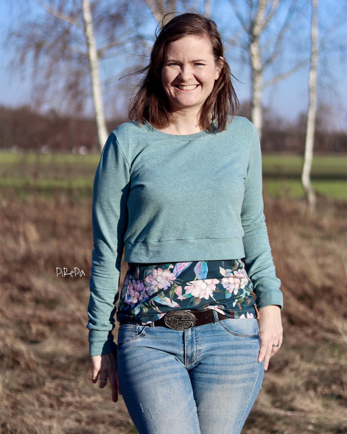 E-Book Schleiferlwerk Shirt Damen Girly Sweater Klassisch, duits
