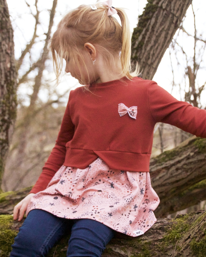 Ebook patron sweat long enfant Girly Schleiferlwerk, taille 110- 158, en allemand