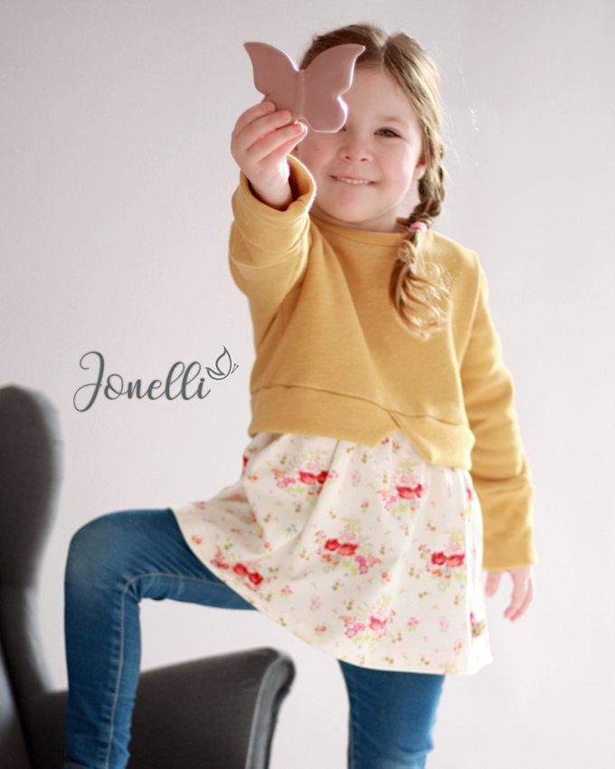 Ebook patron sweat long enfant Girly Schleiferlwerk, taille 110- 158, en allemand