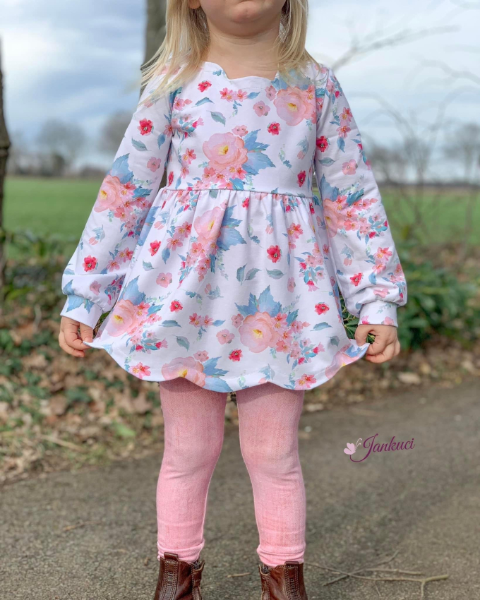 Ebook patron robe enfant Curved Dress Schneiderline, en allemand