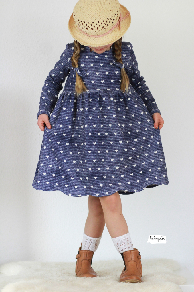 Ebook patron robe enfant Curved Dress Schneiderline, en allemand