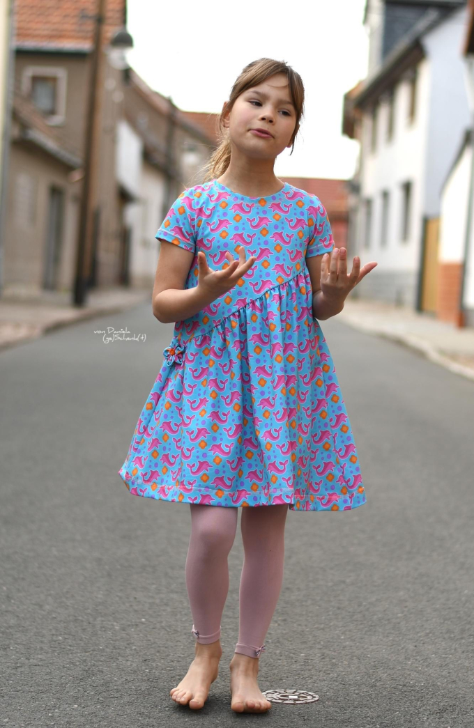 Patron robe enfant pdf Style Dress Schneiderline, en allemand