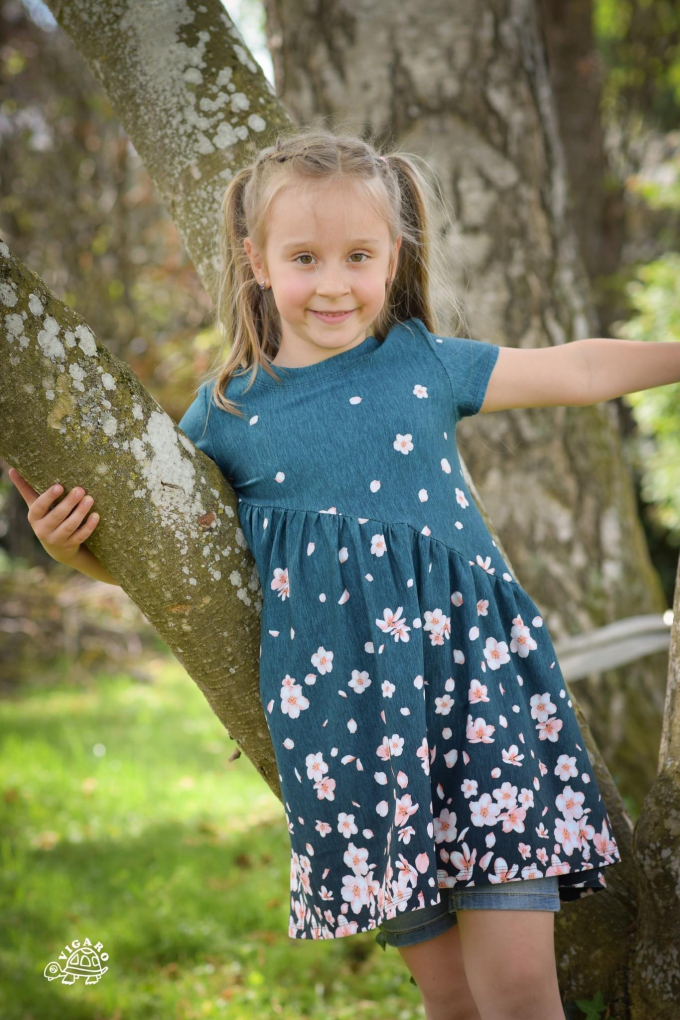 Patron robe enfant pdf Style Dress Schneiderline, en allemand