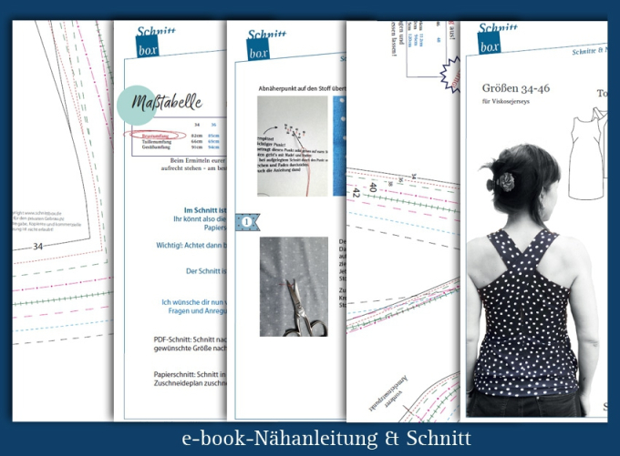 E-book Schnittbox Trägertop/Kleid Favani, Duits