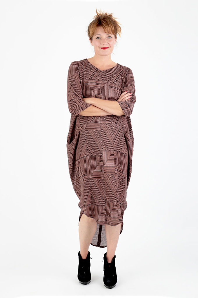 Patron robe femme pdf Trine Schnittchen Patterns, en allemand & en anglais