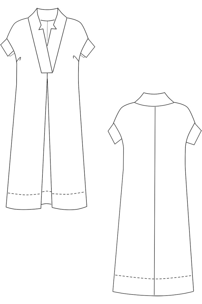 E-book Schnittchen Patterns Dames Jurk/Blouse Lara, Duits & Engels