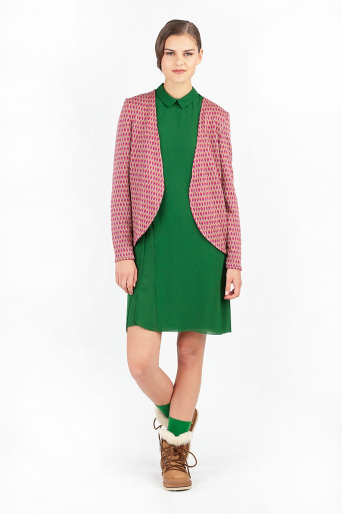 E-book Schnittchen Patterns Dames Cardigan Lola, Duits & Engels