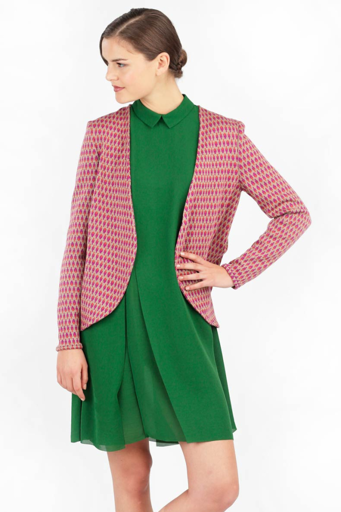 E-book Schnittchen Patterns Dames Cardigan Lola, Duits & Engels