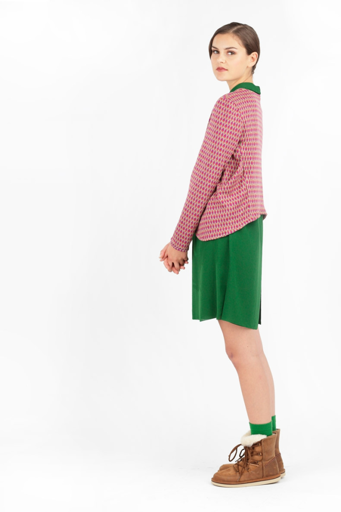 E-book Schnittchen Patterns Dames Cardigan Lola, Duits & Engels