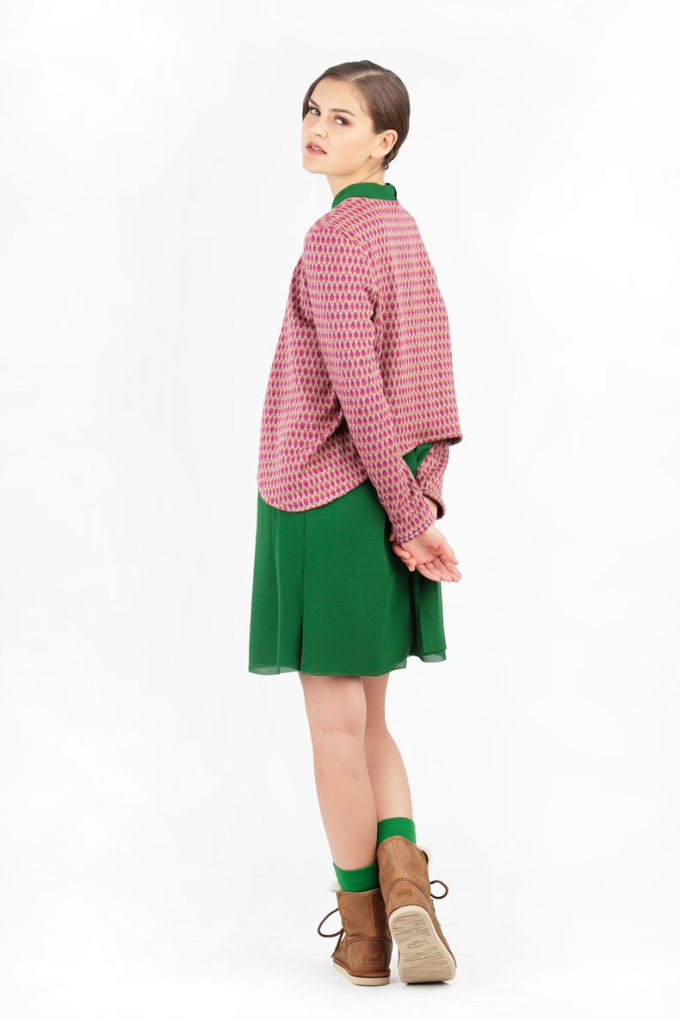 E-book Schnittchen Patterns Dames Cardigan Lola, Duits & Engels