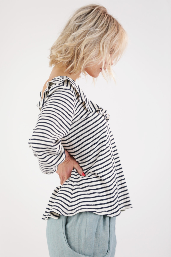 Patron robe / blouse femme pdf Chari Schnittchen Patterns, en allemand & en anglais