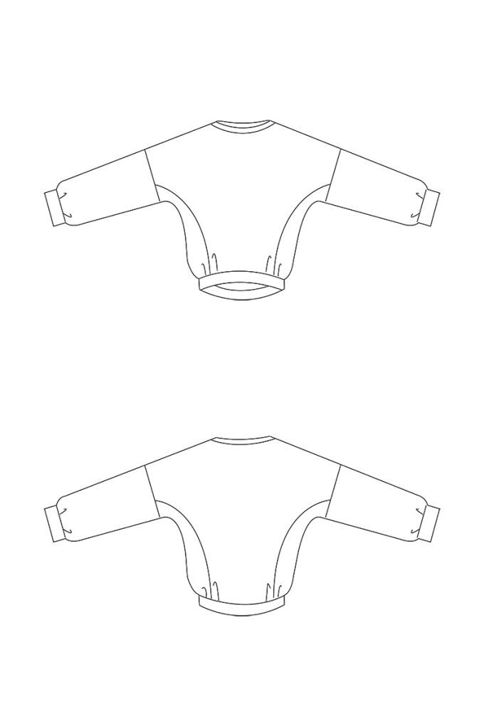 E-Book Schnittchen Patterns Dames Shirt Catrin, Duits & Engels