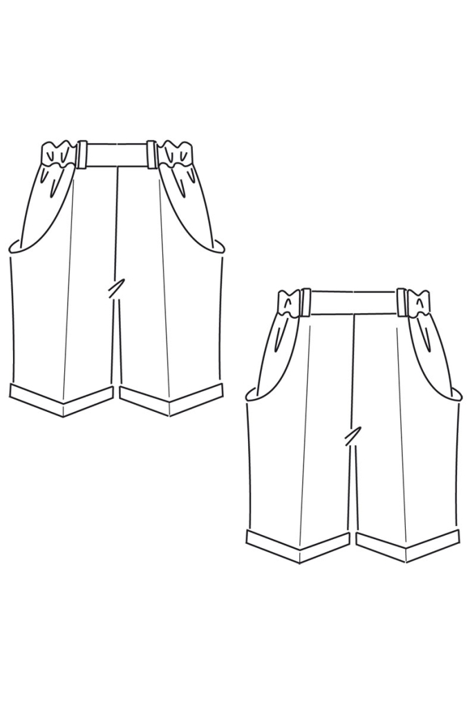 E-Book Schnittchen Patterns Dames Shorts Anoush, Duits & Engels