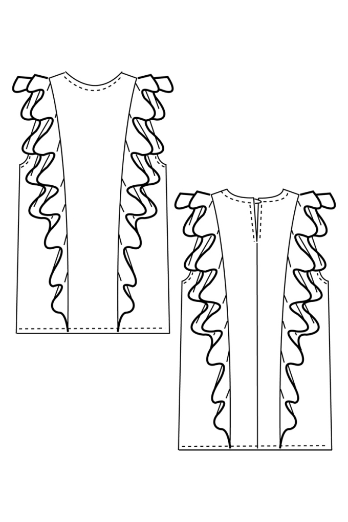 E-Book Schnittchen Patterns Dames Top Amanda, Duits & Engels