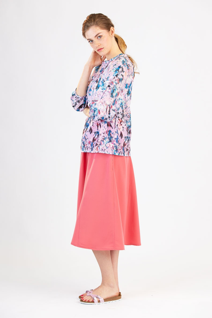 E-book Schnittchen Patterns Dames Blouse Mila & Rok Swantje, Duits & Engels