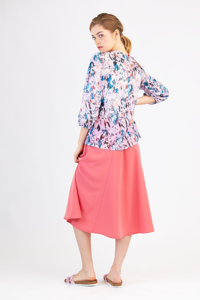 E-book Schnittchen Patterns Dames Blouse Mila & Rok Swantje, Duits & Engels