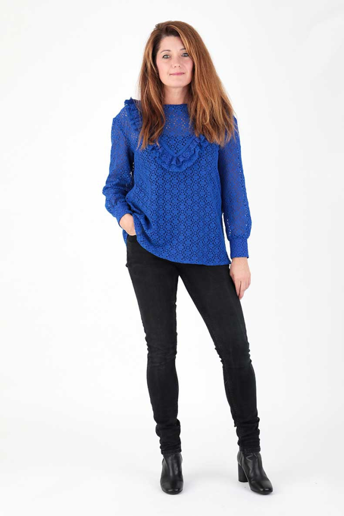 E-book Schnittchen Patterns Dames Shirt Catrin, Duits & Engels