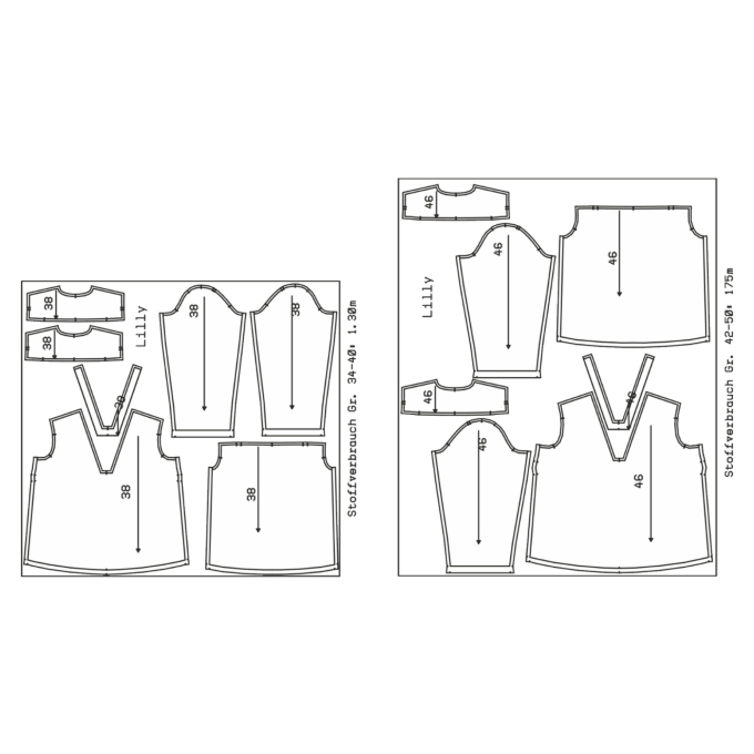 E-Book Schnittmuster Berlin - Bluse Lilly, duits