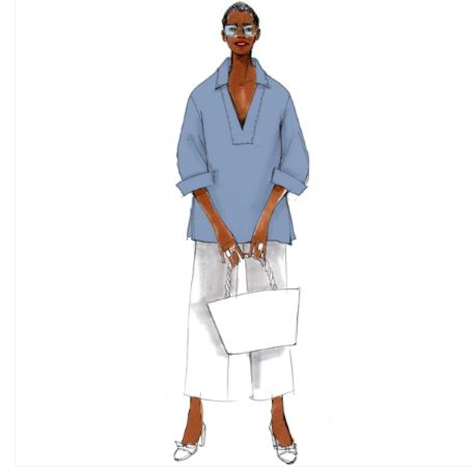 E-book Schnittmuster Berlin - Bluse Winnie, Duits