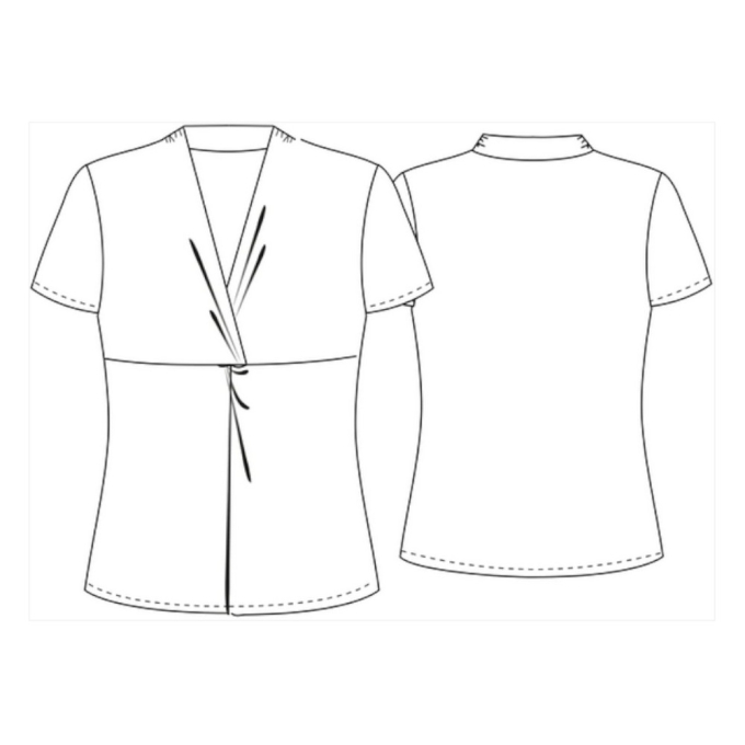 E-Book Schnittmuster Berlin - Knot-Shirt Edda , duits
