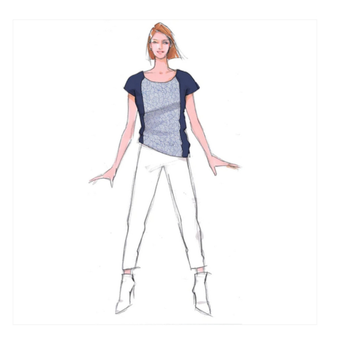 E-Book Schnittmuster Berlin - Shirt Gurdrun, duits