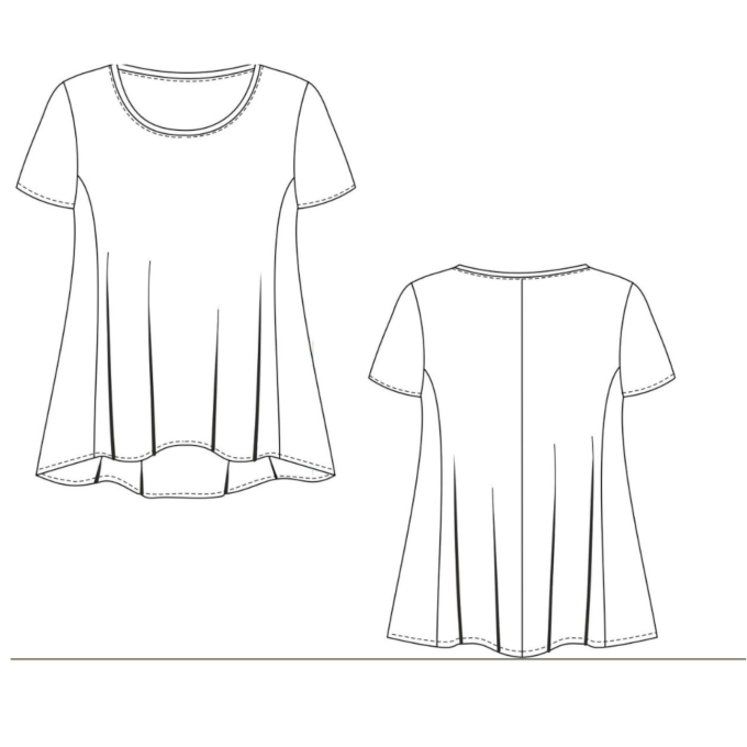 E-Book Schnittmuster Berlin - Shirt Käthe, duits