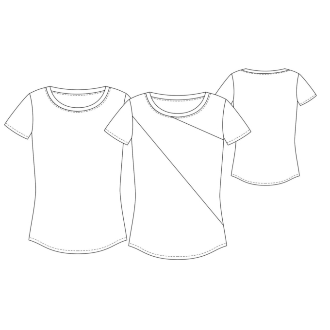 Ebook patron t-shirt femme Somaya Schnittmuster Berlin, en allemand
