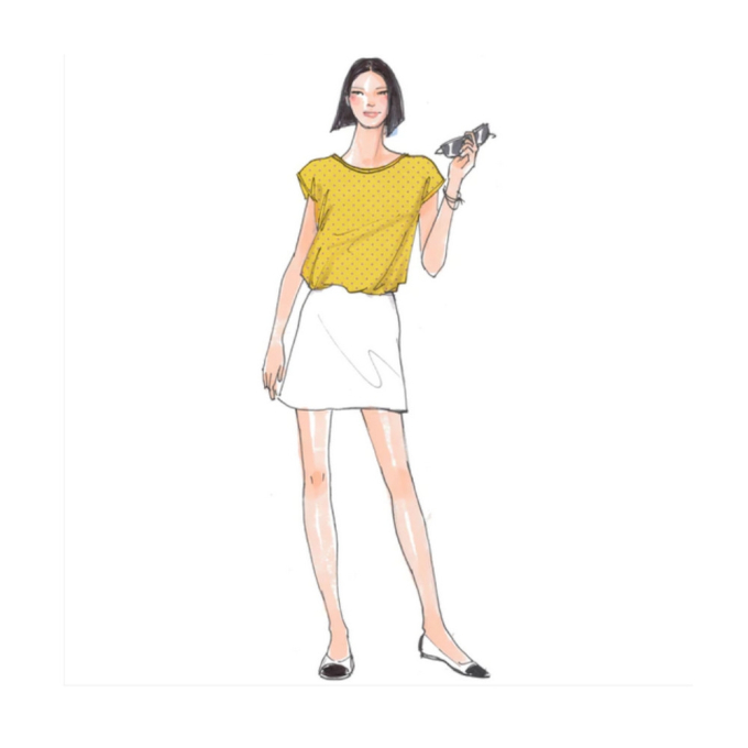 E-Book Schnittmuster Berlin - Sommershirt Anna, duits