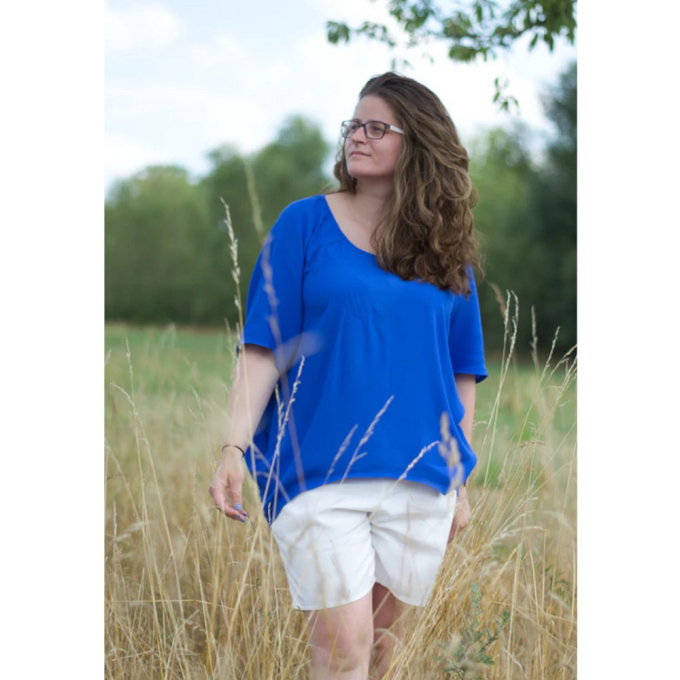 E-book Schnittmuster Berlin Blusenshirt Fay, Duits