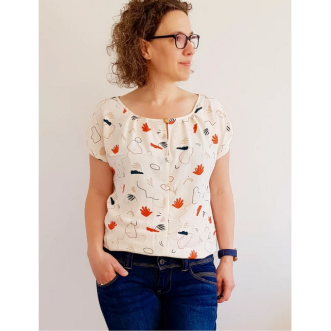 E-book Schnittmuster Berlin Blusenshirt Marlene, Duits