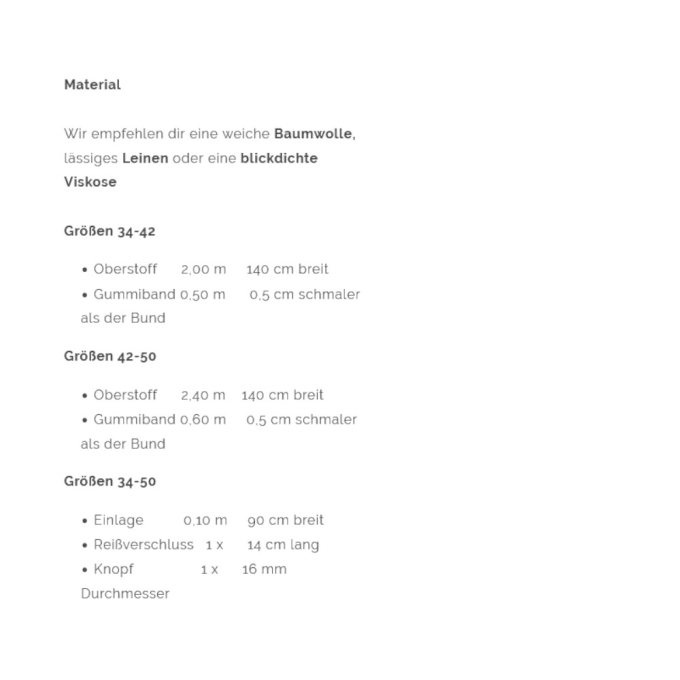 E-book Schnittmuster Berlin Freizeithose Medea, Duits