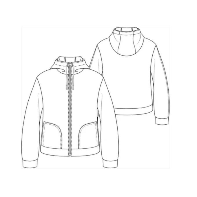 E-Book Schnittmuster Berlin Damen Jacke Atlanta