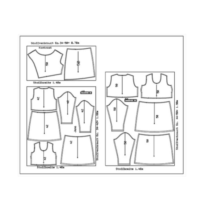 E-Book Schnittmuster Berlin Damen Jerseykleid Jana