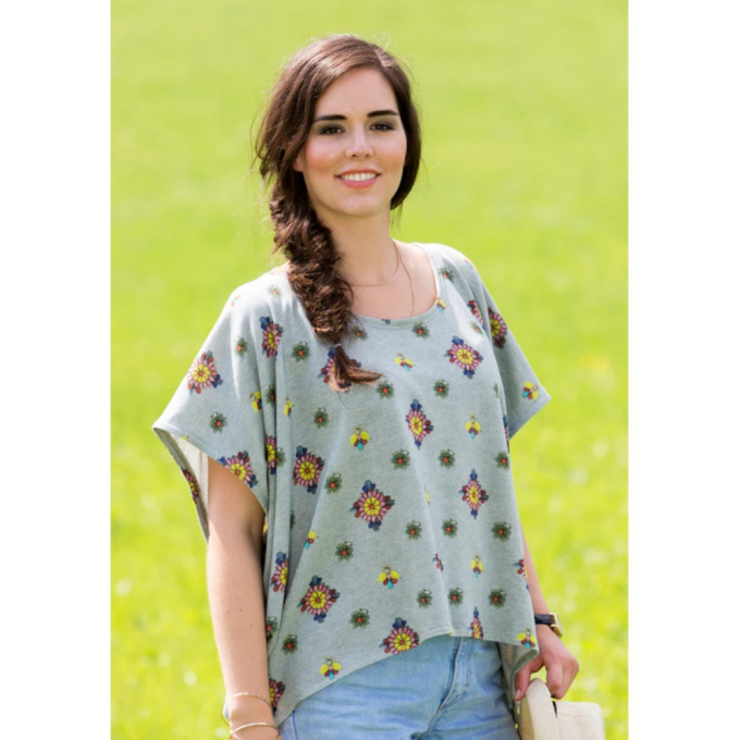 E-Book Schnittmuster Berlin Oversize Blouse Bea, german