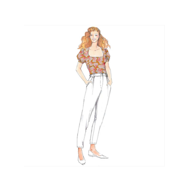 E-book Schnittmuster Berlin Shirt Jackie, Duits