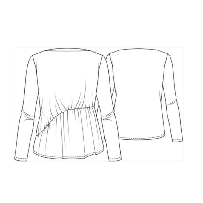 E-book Schnittmuster Berlin Shirt/Jurk Athen, Duits