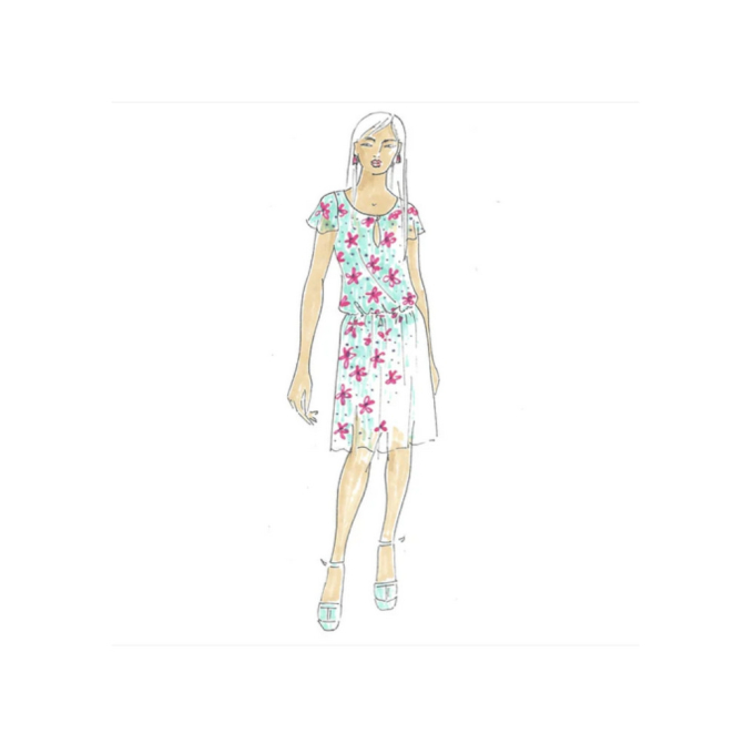 E-Book Schnittmuster Berlin Summer Dress Gitte, german