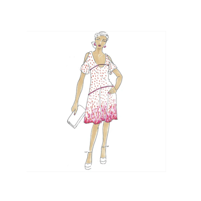 E-Book Schnittmuster Berlin Damen Sommerkleid Finola