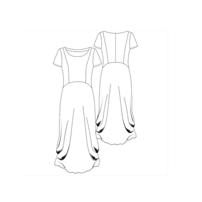 E-Book Schnittmuster Berlin Damen Tulpenkleid Fleur