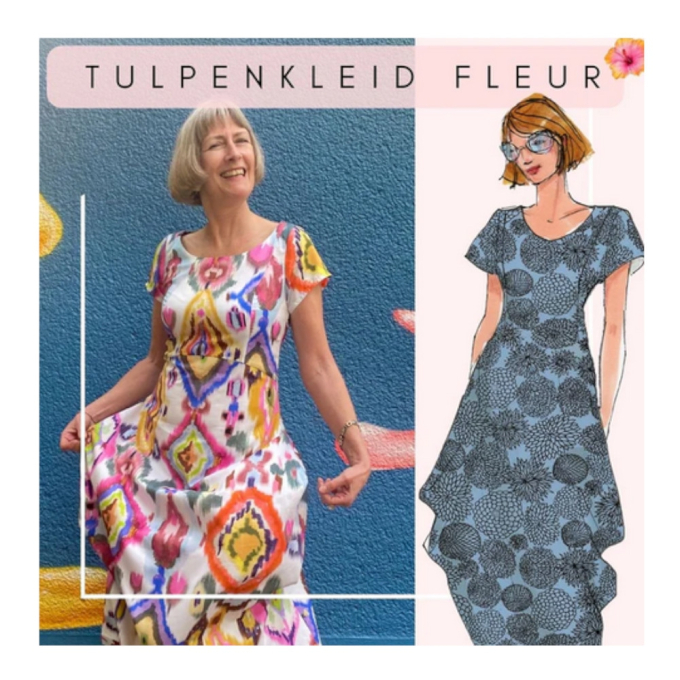 E-Book Schnittmuster Berlin Damen Tulpenkleid Fleur