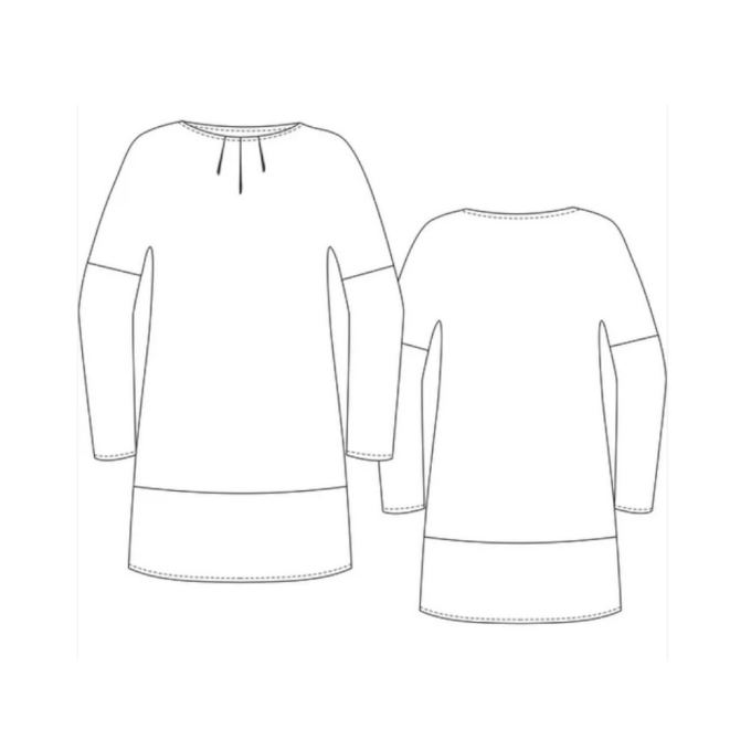 E-book Schnittmuster Berlin Tuniek/Blouse Judita, Duits