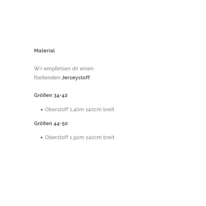 E-book Schnittmuster Berlin Wasserfallshirt Fabia, Duits