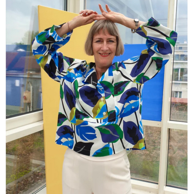 E-book Schnittmuster Berlin Blouse Aarhus, Duits